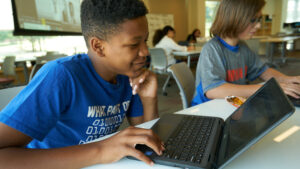 Student at ERIE 21 youth program