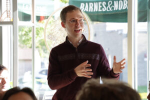 Student presentation at Keenan Center