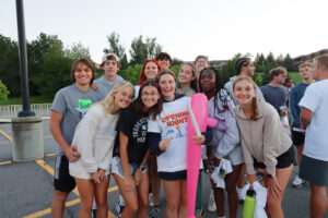 Students at Opening Night