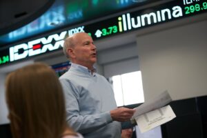 Professor lecturing at Madden