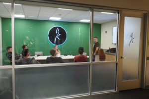 Matt Read teaching entrepreneurship class