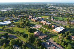 Arial View of the Le Moyne College Campus