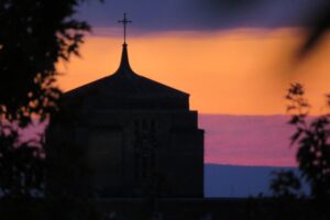 Tower at dusk