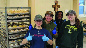 Students at the St. Francis Inn