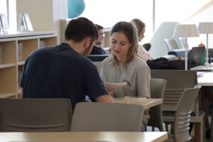 Students in the Library