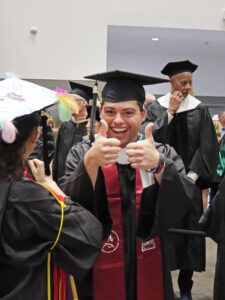Student at Commencement