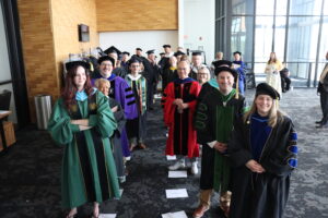 Faculty at Commencement