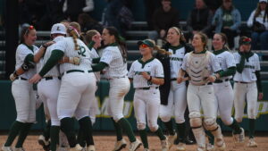 Softball celebration