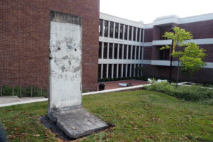 Berlin Wall section on campus