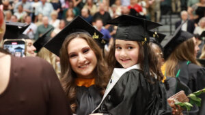 Graduate student with family