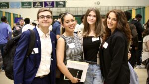 Students at the Fall Career Fair