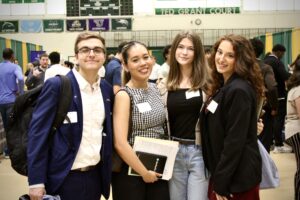 Students at the Fall Career Fair